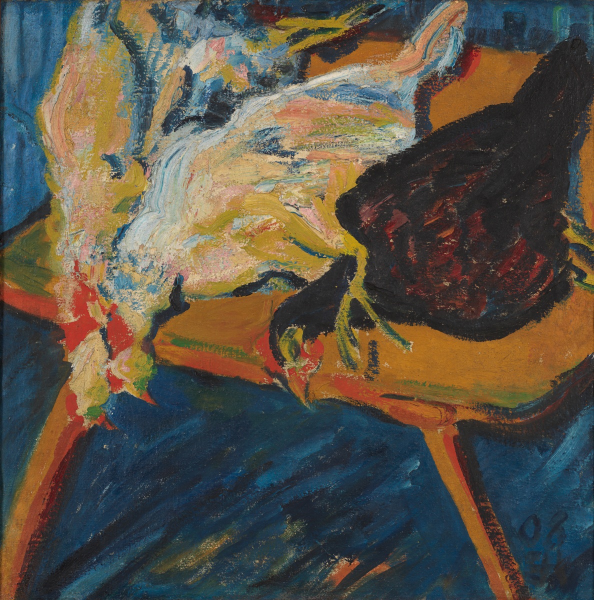 Erich Heckel: Tote Hühner (Dead Chickens), 1908, Brücke-Museum © VG Bild-Kunst, Bonn