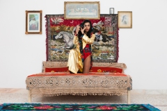 Mihaela Dragan: The Abduction from the Seraglio. Roma Women Performative Strategies of Resistance, bed installation view, 2022, courtesy of ©Ilina Schileru