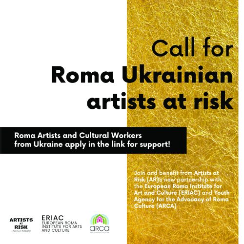 ERIAC partners with ARCA and Artists at Risk to launch a residency programme for Ukrainian Roma artists
