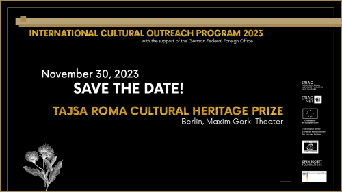 SAVE THE DATE! / TAJSA PRIZE 2023