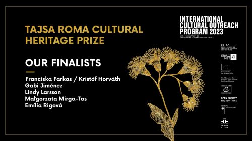 Announcement of the Five Finalists for the Tajsa Roma Cultural Heritage Prize 2023