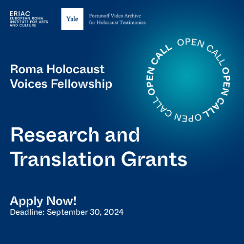 Call for Applications: Roma Holocaust Voices Fellowship