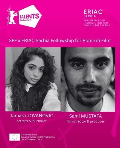 Sarajevo Film Festival x ERIAC Serbia Fellowship for Roma in Film | Tamara Jovanović & Sami Mustafa Participate at Talents Sarajevo 2025