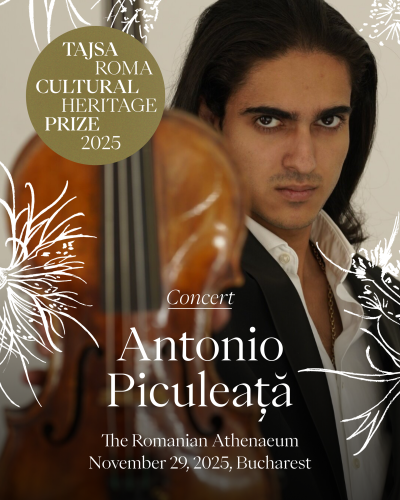 Antonio Piculeață to Perform at the Tajsa Roma Cultural Heritage Prize 2025 Gala