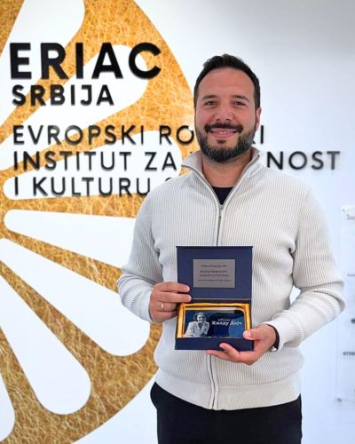 ERIAC Serbia Receives Remembering Hilda Dajč Award for Outstanding Contribution to Remembrance Culture