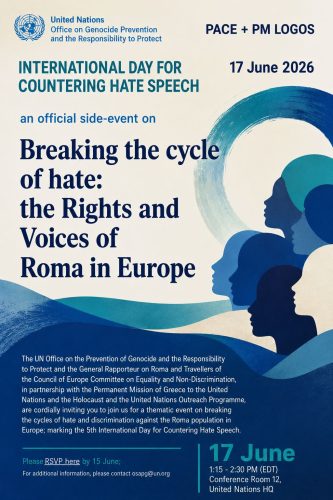 ERIAC Joins United Nations Discussion on Roma Rights and Antigypsyism